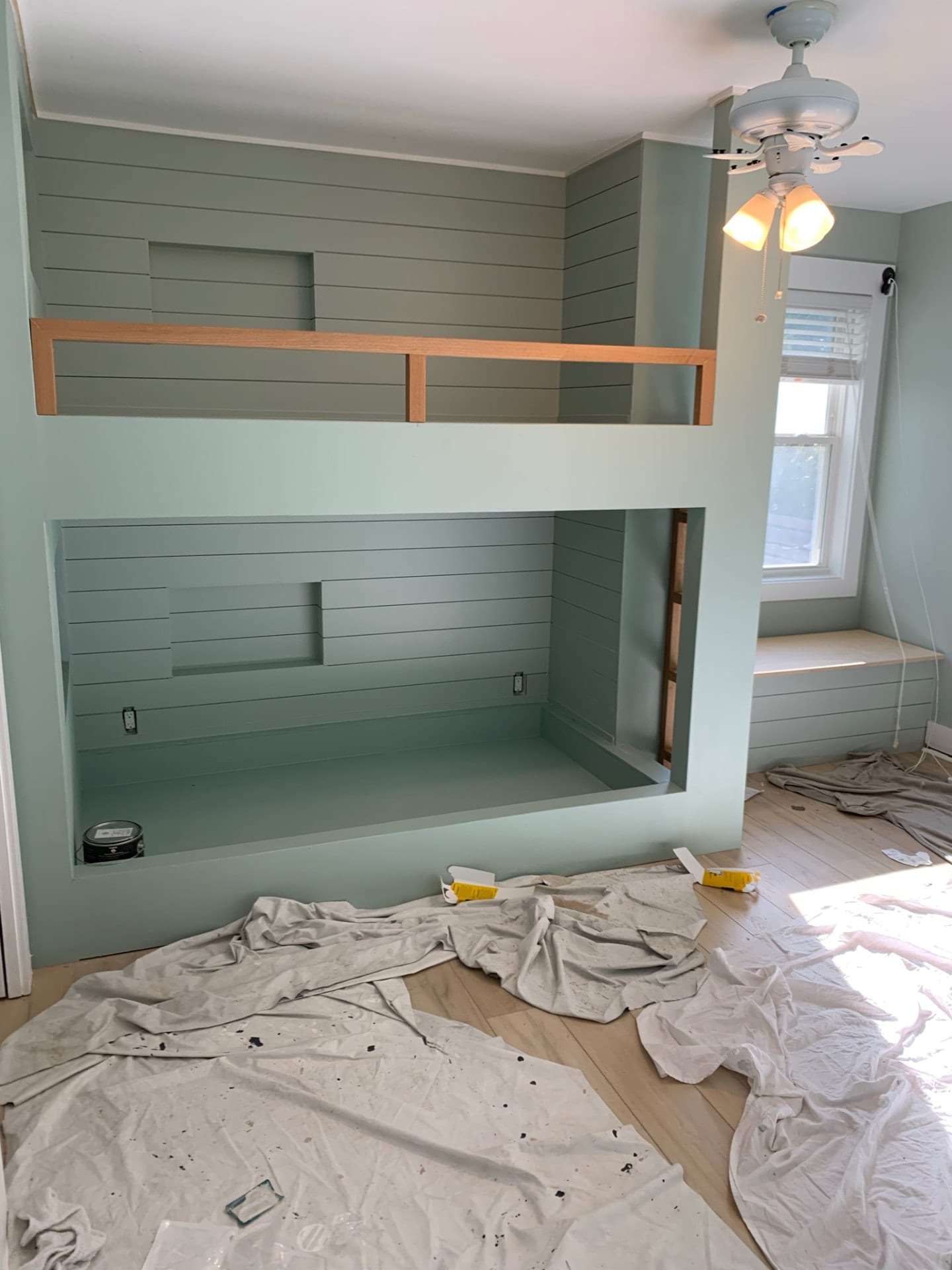 Built-in bunk beds